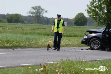 Wyprzedzanie z trzema promilami. Winny mieszkaniec naszego powiatu (zdjęcia)