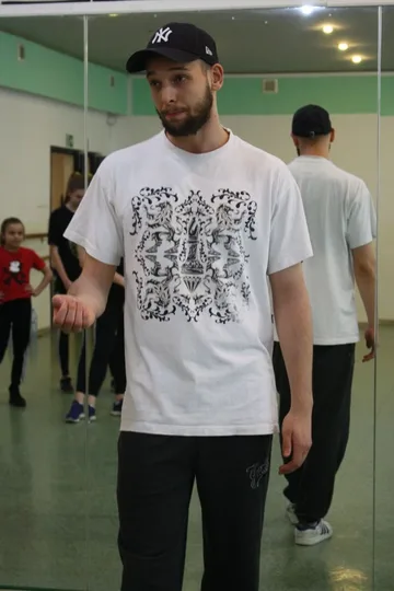 Maciek Pela na warsztatach hip-hop