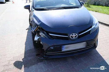 Kierowca z powiatu ostrowskiego sprawcą kolizji w Troszynie (zdjęcia)