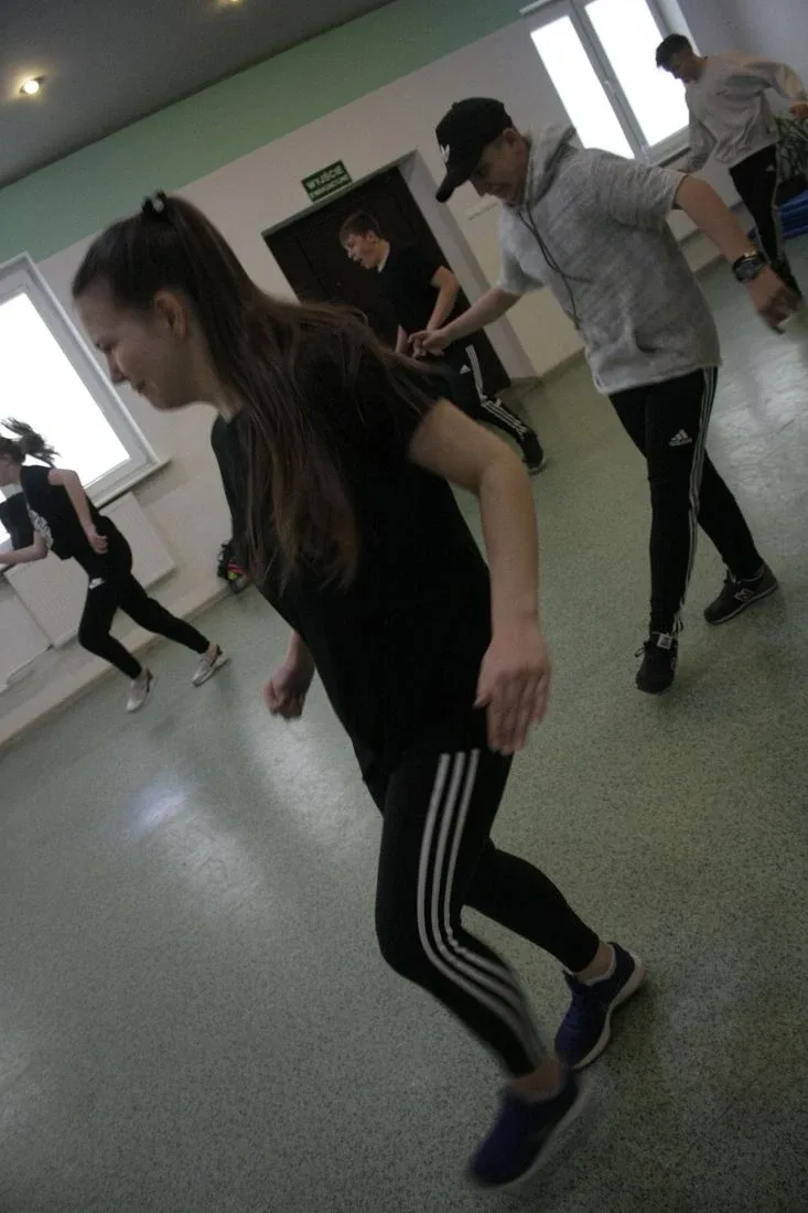 Maciek Pela na warsztatach hip-hop