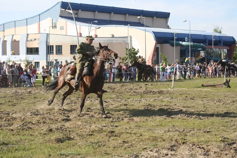 Pokazy jeździeckie kawalerzystów (zdjęcia)
