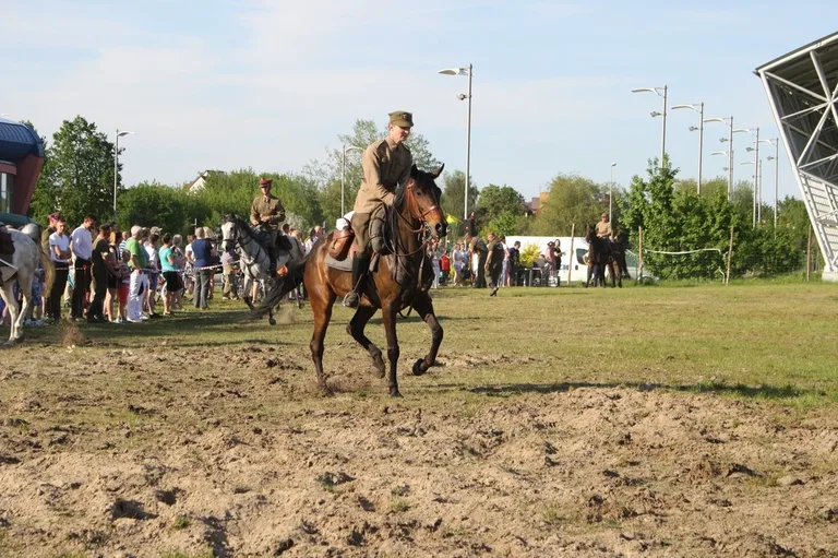 Pokazy jeździeckie kawalerzystów (zdjęcia)
