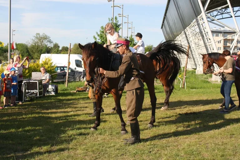 Pokazy jeździeckie kawalerzystów (zdjęcia)