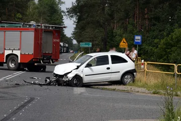 Śmiertelny wypadek na drodze krajowej nr 60 (zdjęcia)