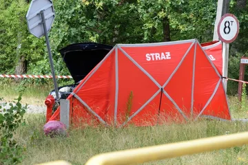 Śmiertelny wypadek na drodze krajowej nr 60 (zdjęcia)