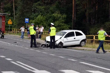 Śmiertelny wypadek na drodze krajowej nr 60 (zdjęcia)