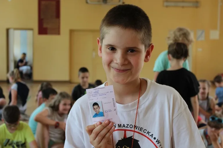 Uczniowie "Jedynki" z kartami rowerowymi (zdjęcia)