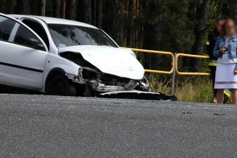 Śmiertelny wypadek na drodze krajowej nr 60 (zdjęcia)
