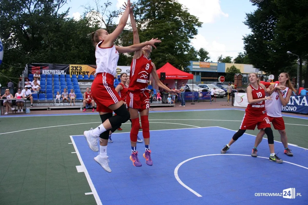 Koszykówka 3x3: zacięte rywalizacje kobiet i mężczyzn U-18 (zdjęcia)