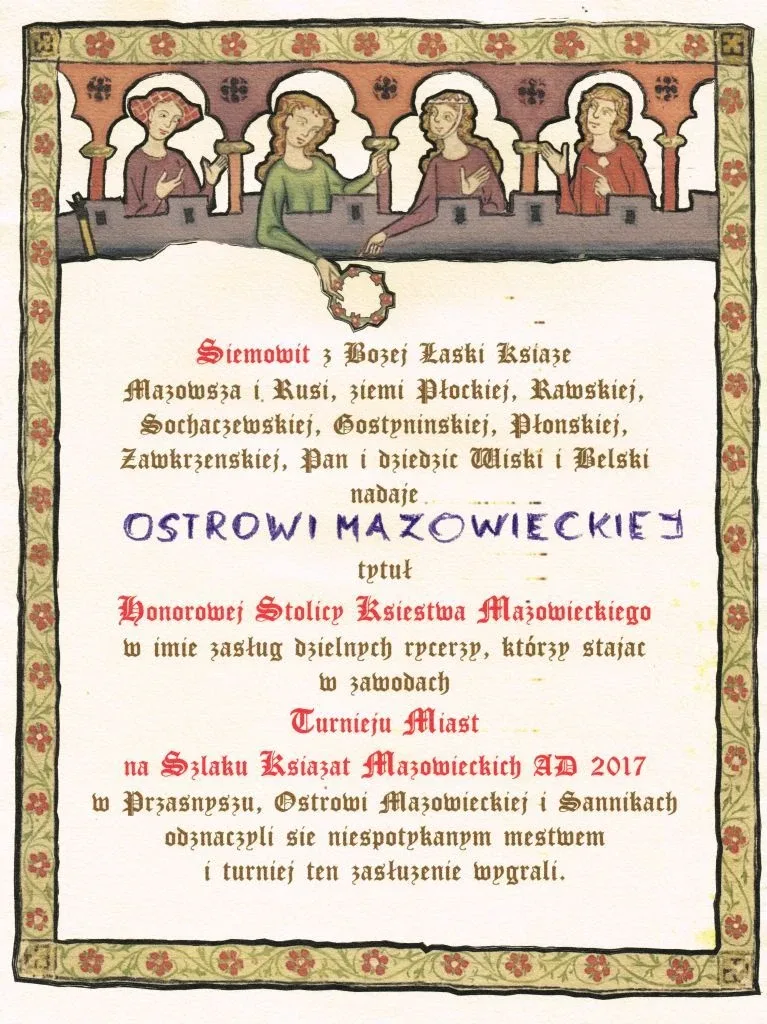 Ostrów Mazowiecka honorową stolicą Księstwa Mazowieckiego (zdjęcia)