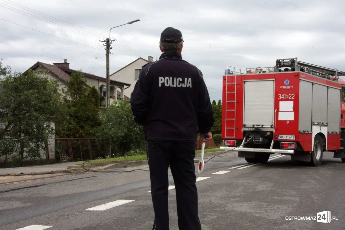 Nietypowa kolizja ciągnika rolniczego (zdjęcia)