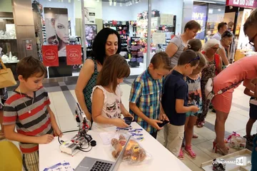 Wakacyjne zabawy dla dzieci w Galerii Bursztynowej (zdjęcia)