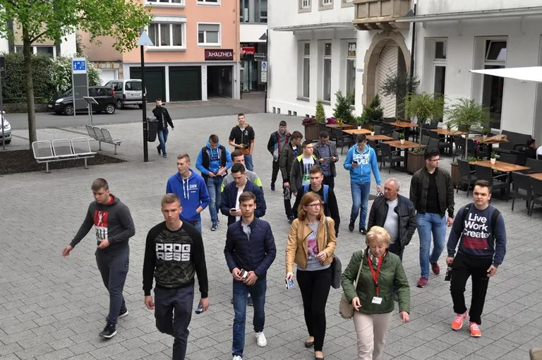 Uczniowie "Rubinka" na stażu w Niemczech (zdjęcia)