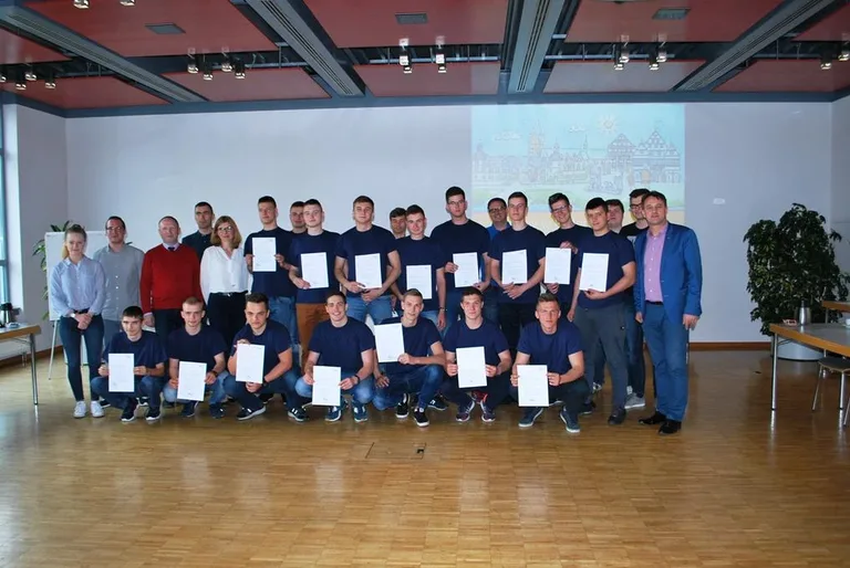 Uczniowie "Rubinka" na stażu w Niemczech (zdjęcia)