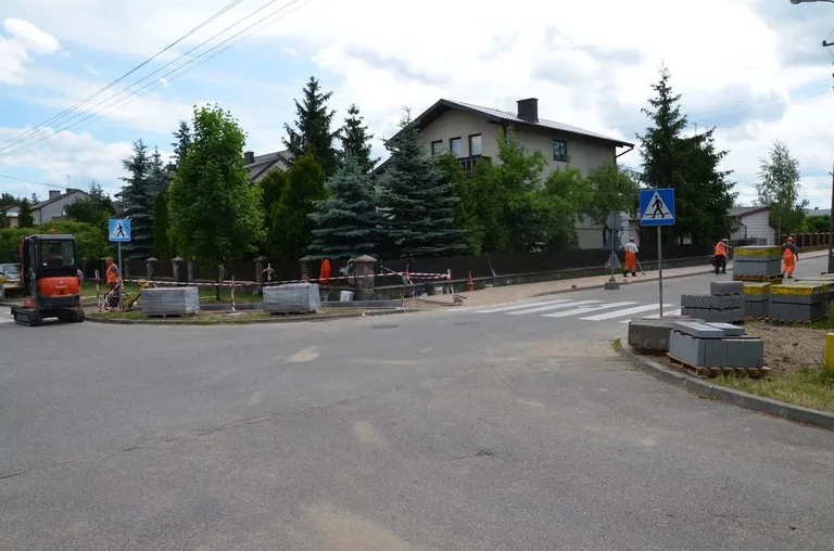 Przebudowa ul. Wyszyńskiego w Małkini Górnej (zdjęcia)