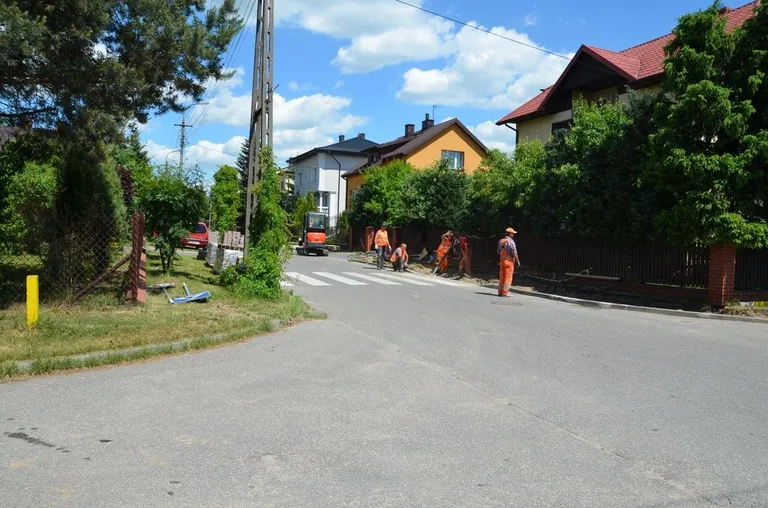 Przebudowa ul. Wyszyńskiego w Małkini Górnej (zdjęcia)