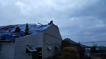 Wichura nad powiatem. Interweniowali strażacy (zdjęcia)