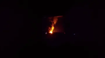 Spłonęła stodoła w Kalinowie (zdjęcia)
