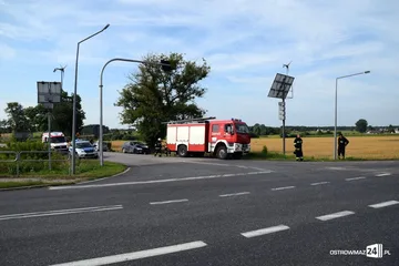 Kolejne wymuszenie pierwszeństwa na trasie Ostrów Mazowiecka - Różan (zdjęcia)