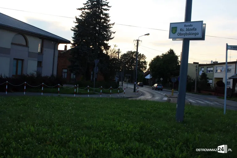 Rondo imienia księdza Obrębskiego już oznaczone (zdjęcia)