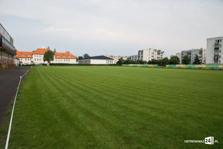 Murawa przy Warchalskiego już po renowacji (zdjęcia)