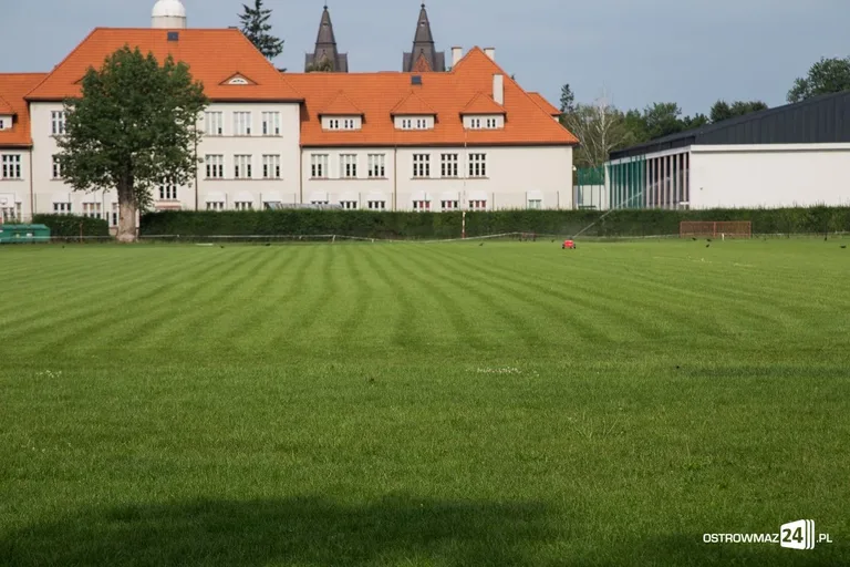 Murawa przy Warchalskiego już po renowacji (zdjęcia)