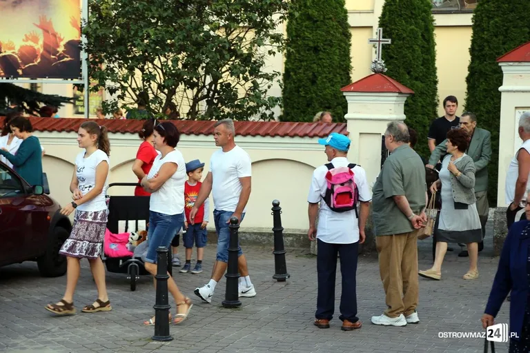 Pątnicy maszerują na Jasną Górę. Jutro dołączą ostrowianie (zdjęcia, wideo z drona)