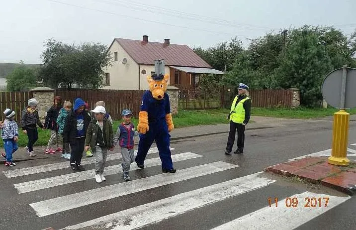 O bezpieczeństwie z dziećmi w gminie Wąsewo (zdjęcia)
