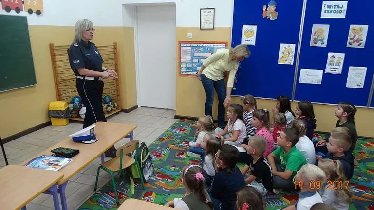 O bezpieczeństwie z dziećmi w gminie Wąsewo (zdjęcia)