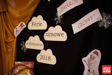 Ferie zimowe w ostrowskiej bibliotece (zdjęcia, wideo)
