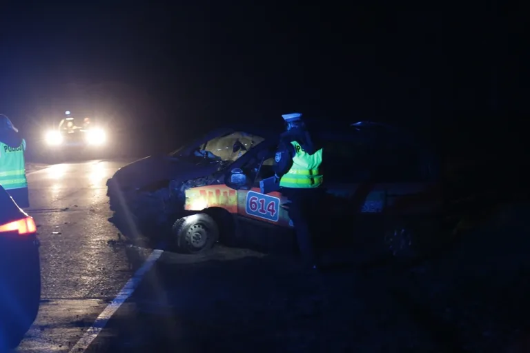 Wypadek w Niegowcu - 9 osób rannych (aktualizacja, zdjęcia)