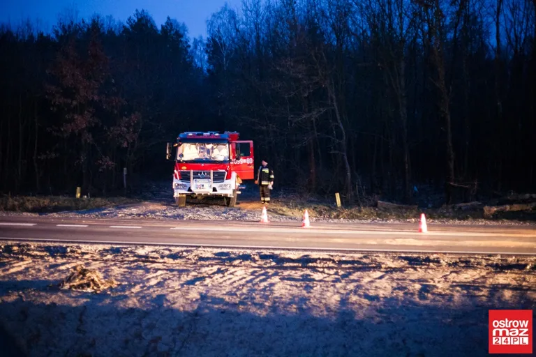 Tragiczny wypadek na krajowej ósemce (zdjęcia)