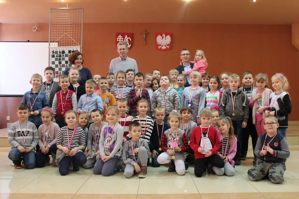 Szachowa rywalizacja dzieci w gminie Andrzejewo (zdjęcia)