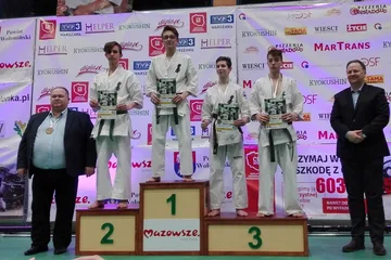 Komplet medali brokowskich karateków na Mistrzostwach Mazowsza (zdjęcia)