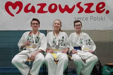 Komplet medali brokowskich karateków na Mistrzostwach Mazowsza (zdjęcia)