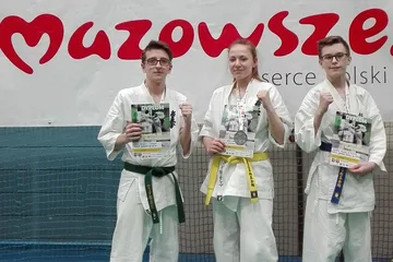Komplet medali brokowskich karateków na Mistrzostwach Mazowsza (zdjęcia)
