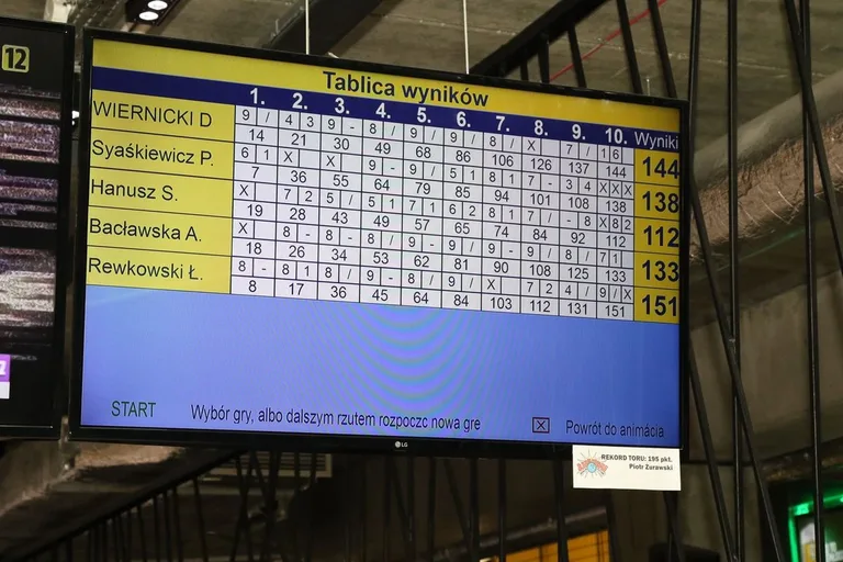 Brzostek tuż za podium w bowlingu (zdjęcia, wideo)