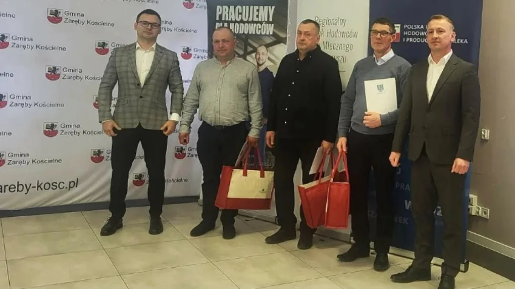 Najlepsi hodowcy bydła mlecznego z powiatu ostrowskiego nagrodzeni