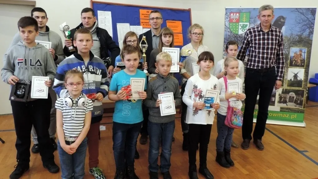 Tomasz Ołowski najlepszym szachistą powiatu