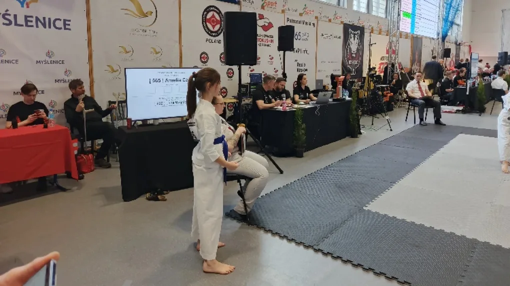 Lena Wójcicka walczyła w Myślenicach. Cenne doświadczenie na mistrzowskiej macie karate kyokushin