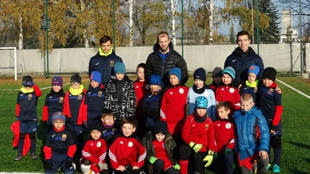 UKS AP zagrał z akademią FC Barcelony