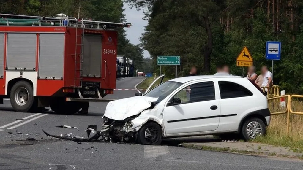 Śmiertelny wypadek na drodze krajowej nr 60 (zdjęcia)