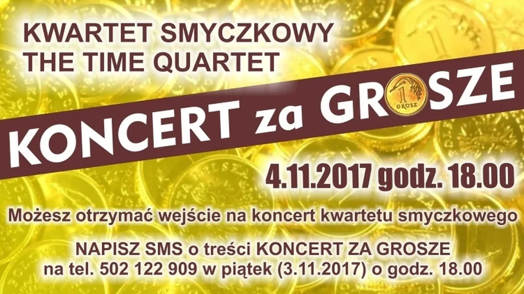 Koncert za grosze: The Time Quartet w Kotłowni