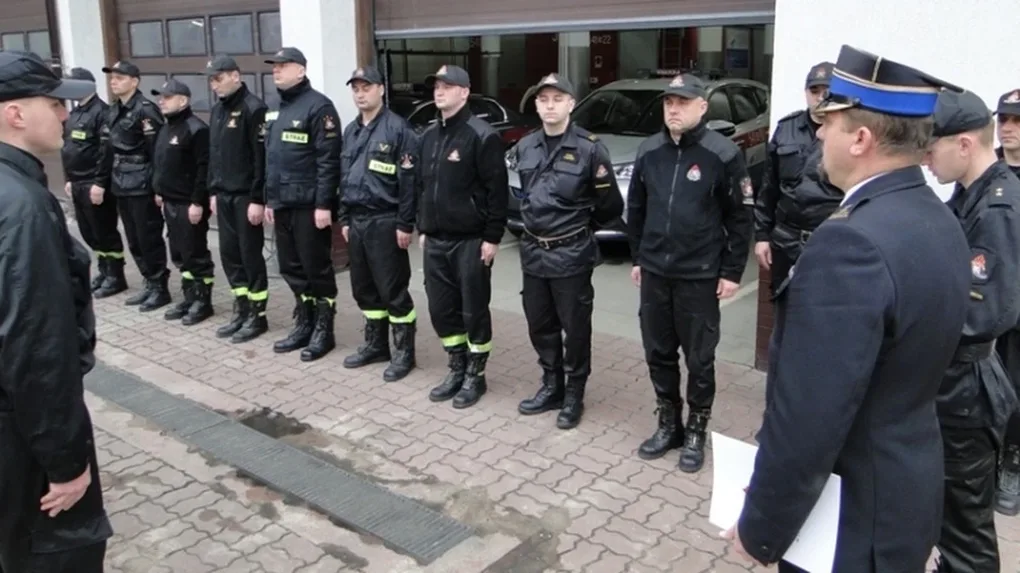 Nagroda od komendanta głównego PSP dla Jarosława Gocy (zdjęcia)