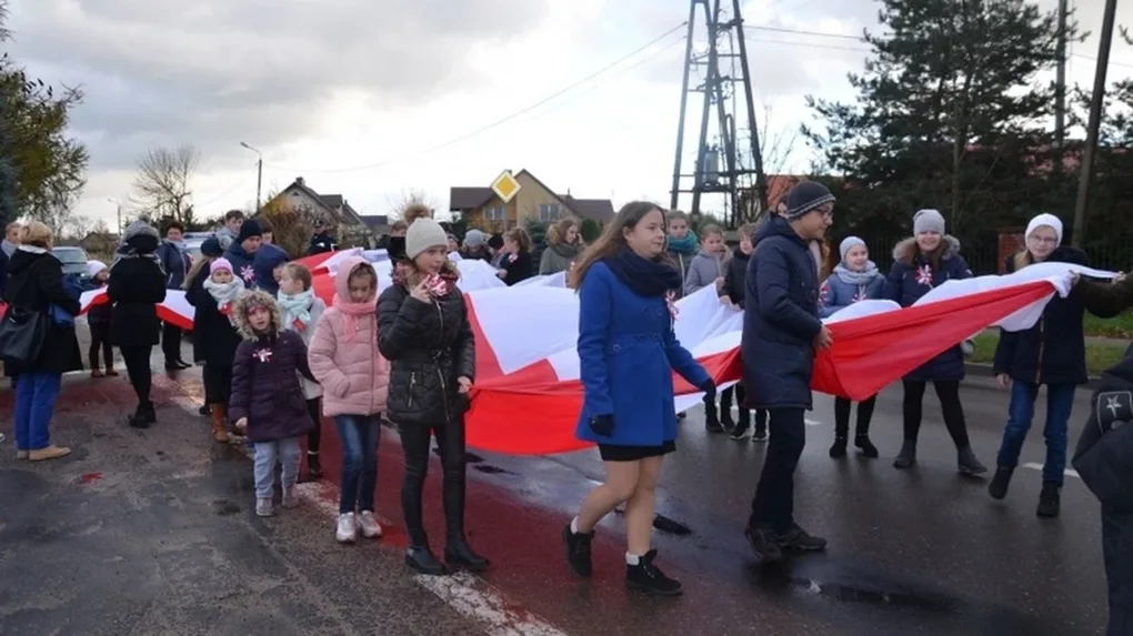 Małkinia Górna: mieszkańcy obchodzili Święto Niepodległości