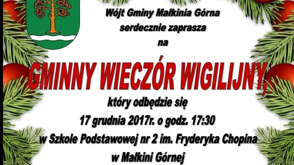  Spotkanie wigilijne w Małkini Górnej