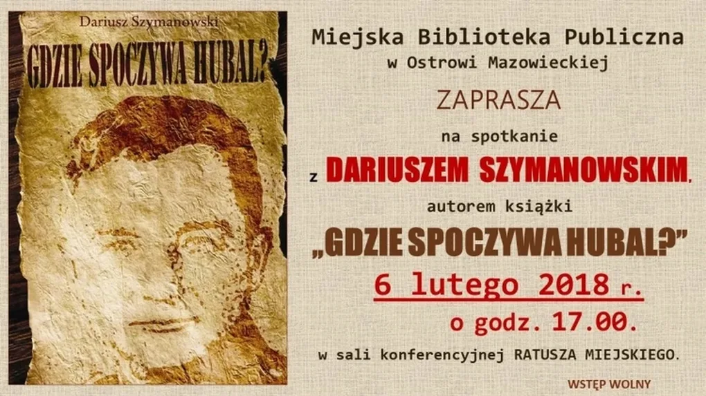 Zmiana terminu spotkania z Dariuszem Szymanowskim
