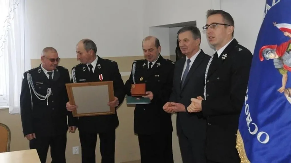 OSP Stara Ruskołęka z medalem Pro Masovia (zdjęcia)