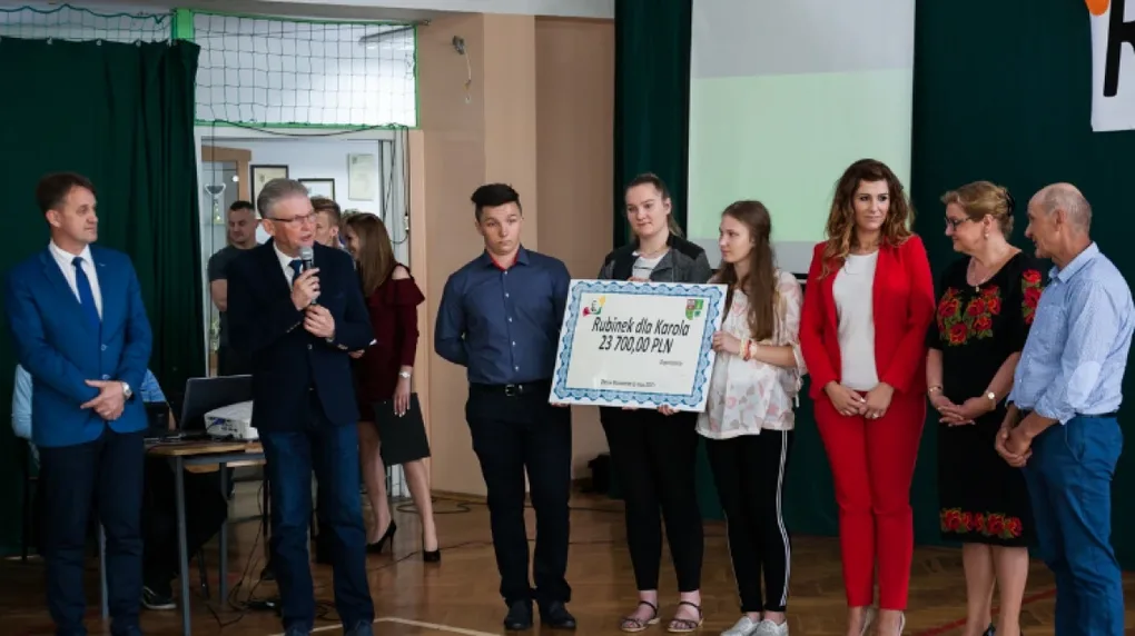 Ponad 23 tys. złotych dla Karola. "Rubinek" podsumował akcję (zdjęcia, wideo)