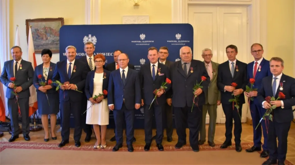 Srebrny krzyż zasługi dla burmistrza Jerzego Bauera